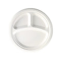10" 3 Comp Sugarcane Round Plate 500pcs