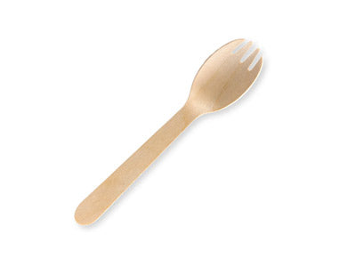 Wooden Spork 165mm