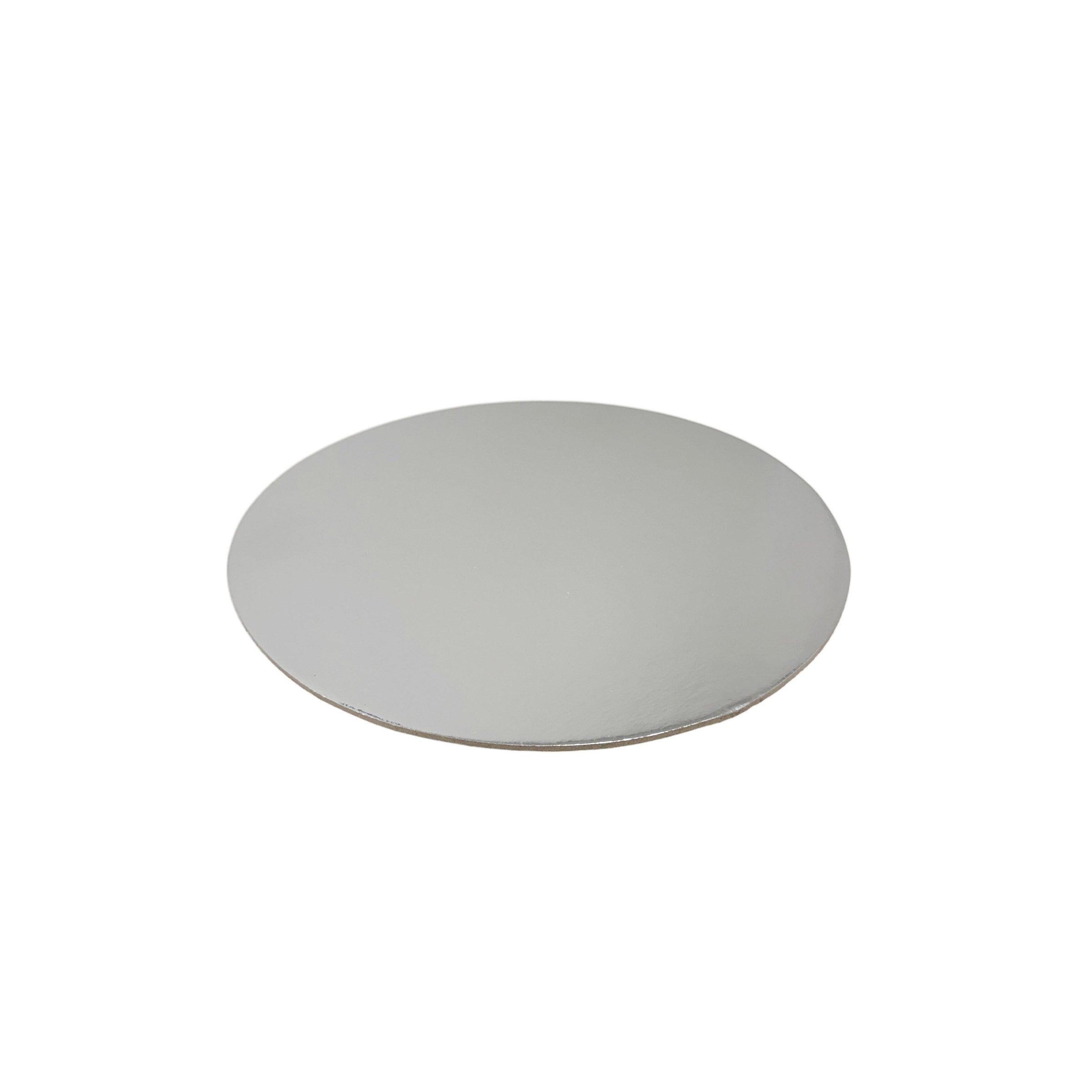 8" Round Silver Cake Board 50pcs