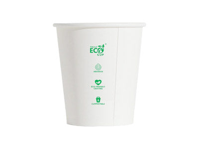 Aqueous Coated SW Coffee Cup 8oz 90mm