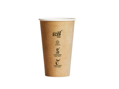 Aqueous Coated SW Coffee Cup 16oz 90mm