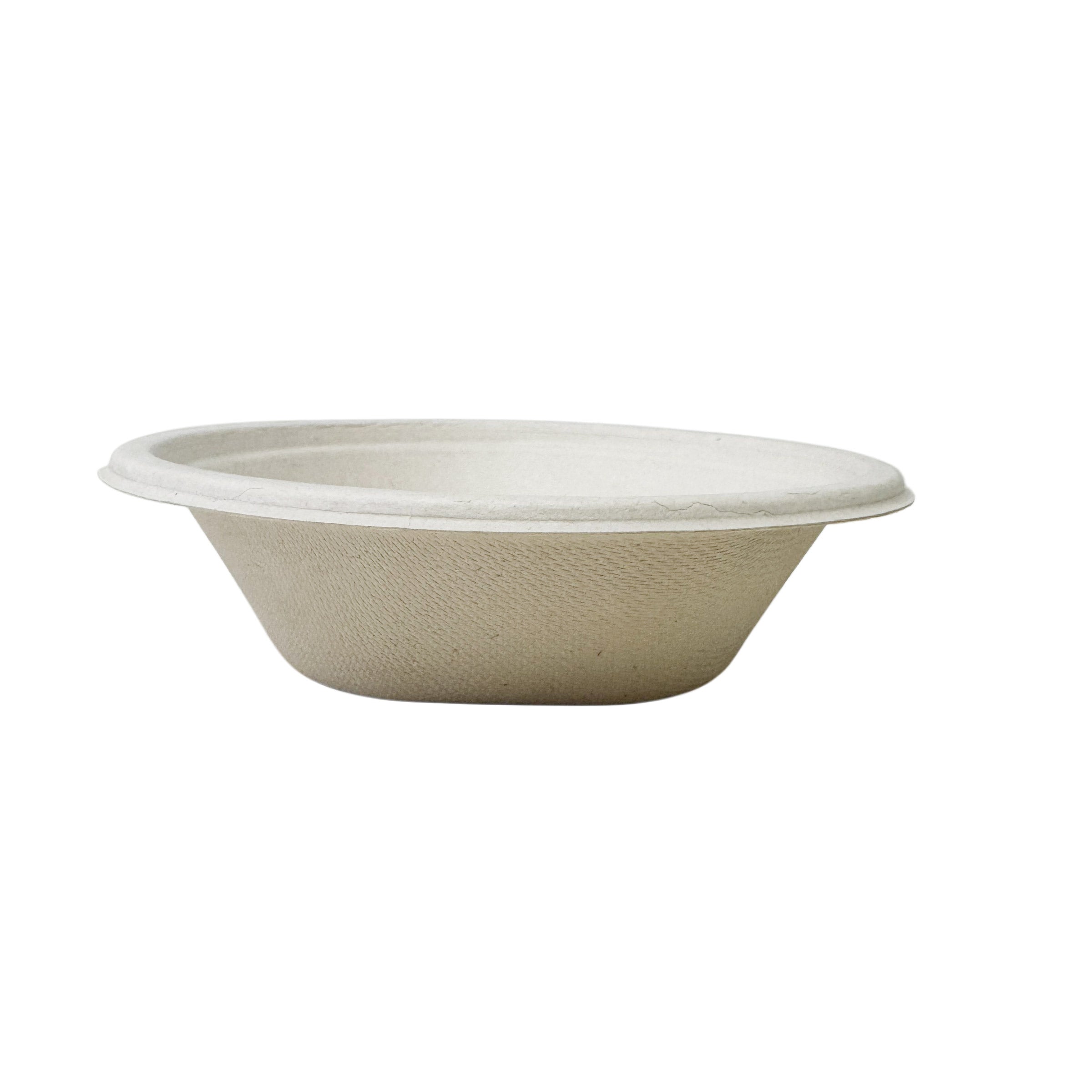 Natural Square Base Sugarcane Bowl W/ Dome Lid 12oz 1000pcs