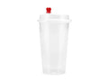 Thick PP Bubble Tea Cup W/ Lid 500ml 90mm