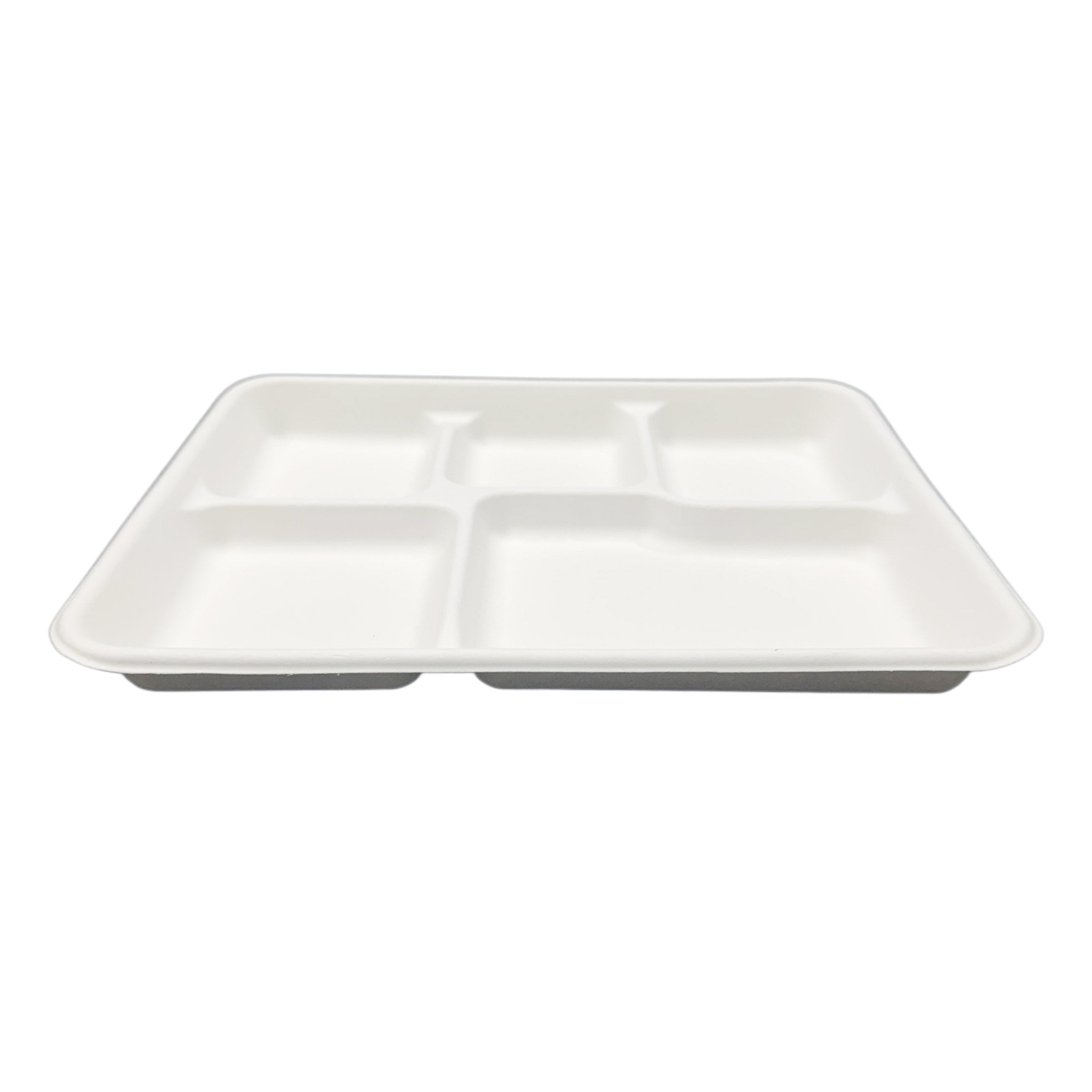 Sugarcane 5-Compartment Meal Tray