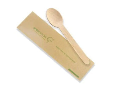 Wooden Spoon-Individually Wrapped 160mm