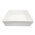 White Tilted Edge Catering Box 280x280x80mm 100pcs