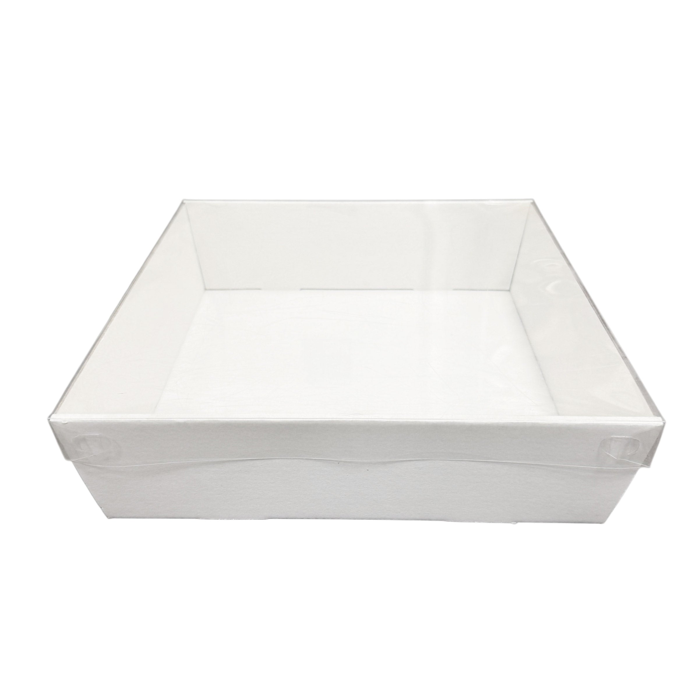 White Tilted Edge Catering Box 280x280x80mm 100pcs