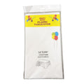 137x274cm Reusable White Plastic Tablecover