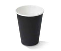 PE Coated Black Single Wall Paper Cup 12oz 90mm