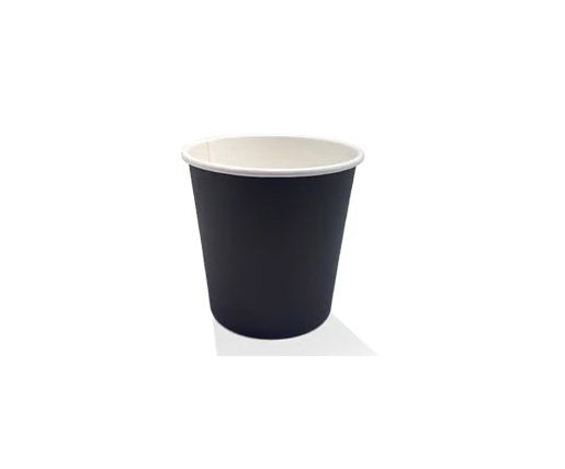 PE Coated Black Single Wall Paper Cup 4oz 62mm