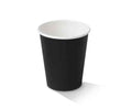 PE Coated Black Single Wall Paper Cup 8oz 80mm