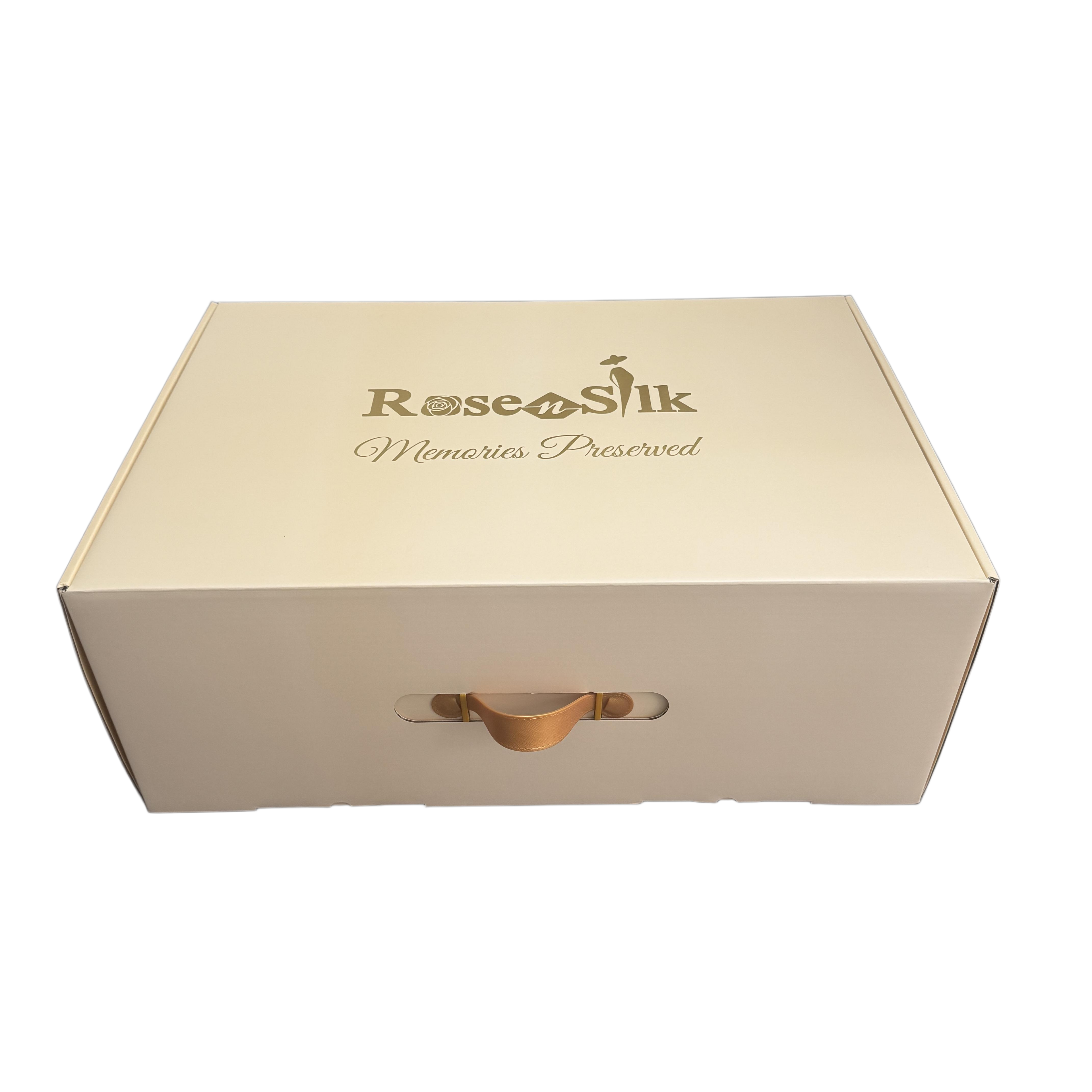 Super Large Deluxe Hot Foil Stamping Gift Box Custom Logo Printing Available