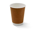 PE Coated Kraft Double Wall Paper Cup 12oz 90mm 500pcs